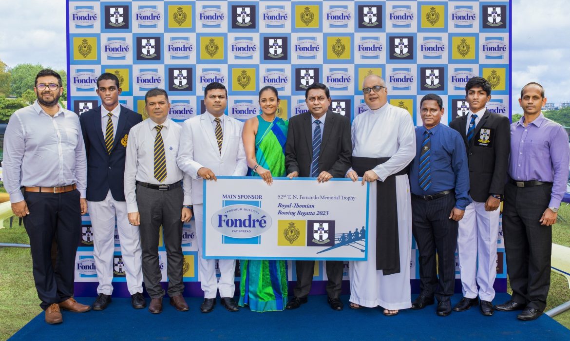 Fondré Sponsors the 52nd Royal-Thomian Rowing Regatta 2023