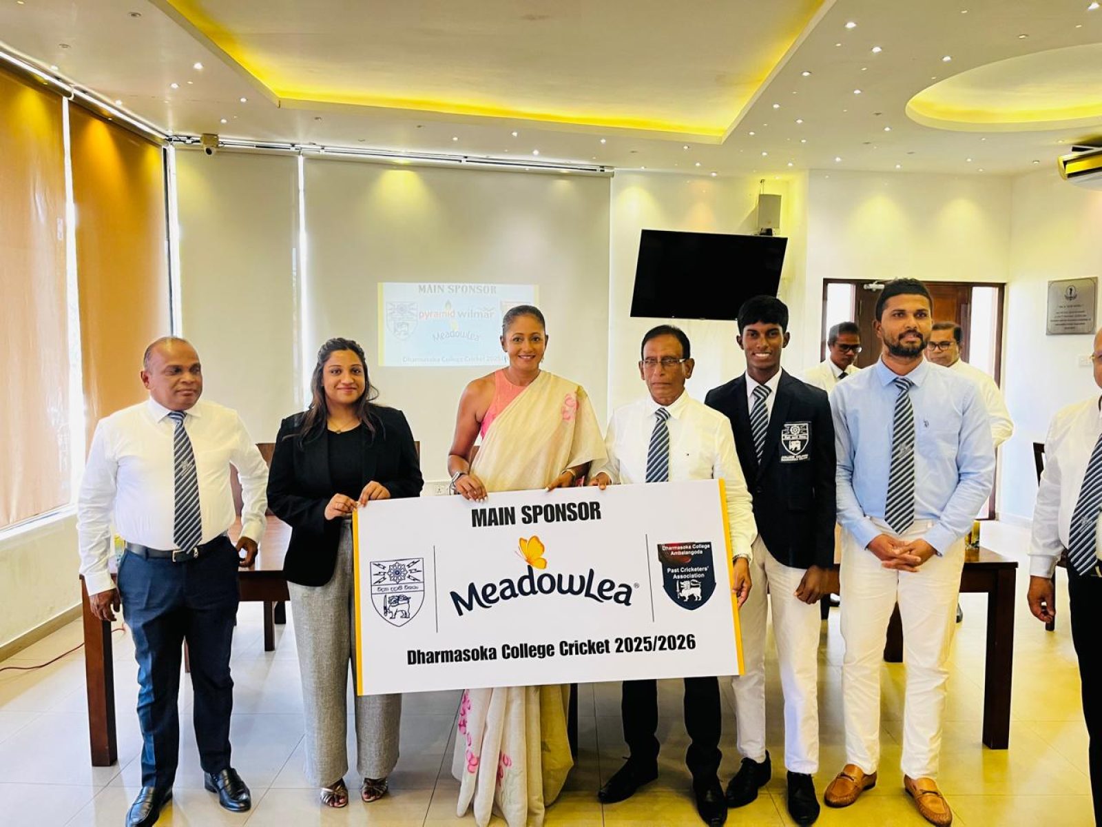 Meadowlea Fuels Dharmashoka College Cricket as the Main Sponsor