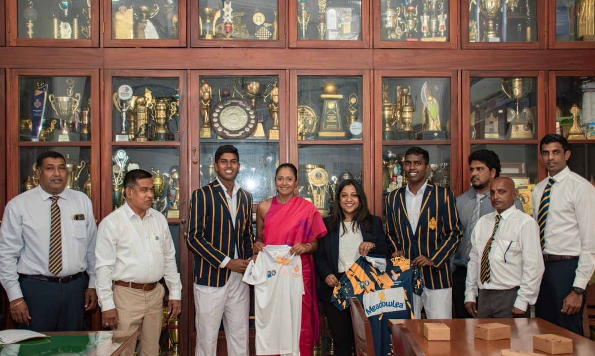 Meadowlea Partners Royal College as the Team Sponsor for the 2025/2026 School Cricket Season